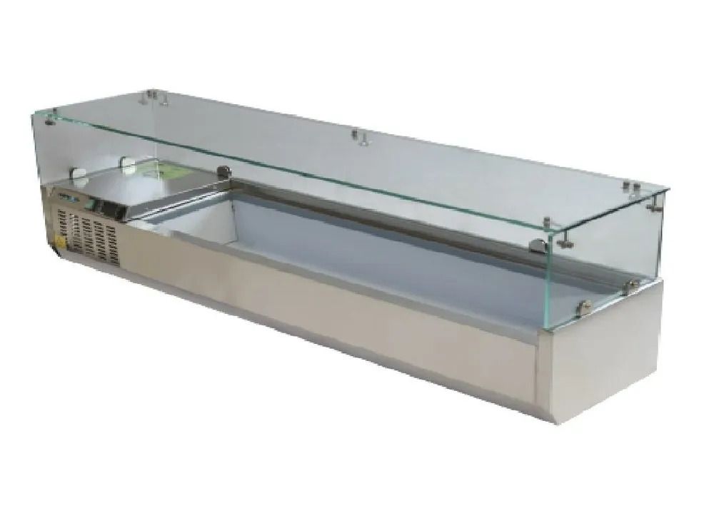 Refrigerated Counter Top Display with SS Cover EVRX 1400